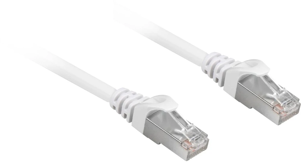 Sharkoon network cable RJ45 CAT.6a SFTP LSOH baltas 0,50m - HalogenFree