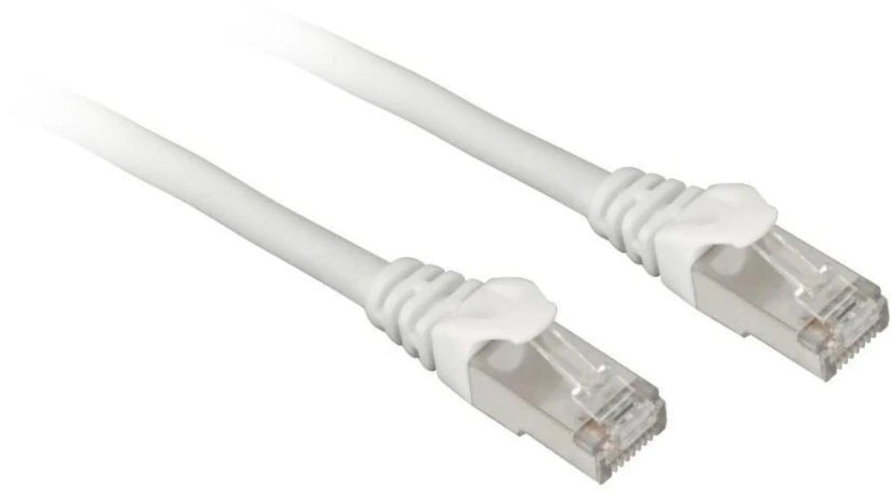Sharkoon patch network cable SFTP, RJ-45, with Cat.7a raw cable (baltas, 3 meters)