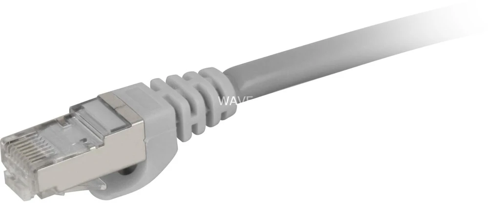 Sharkoon Patchkabel SFTP, RJ-45, mit Cat.7a Rohkabel (grau, 1 Meter)