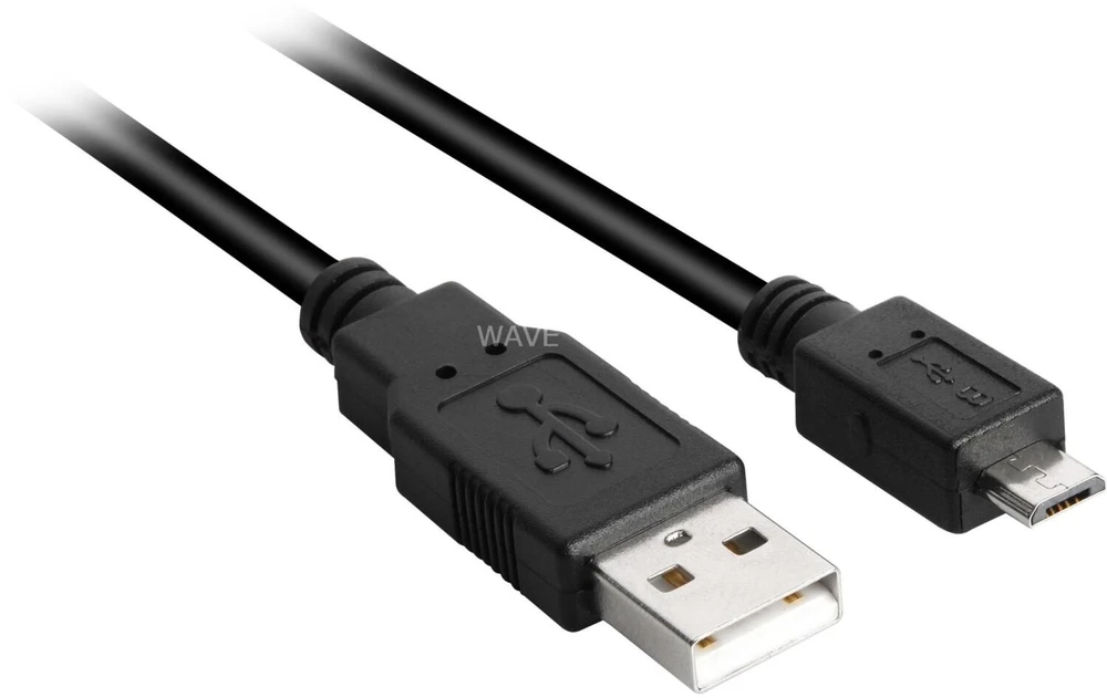 Sharkoon Kabelis USB 2.0 A-B Micro 2,0m juodas