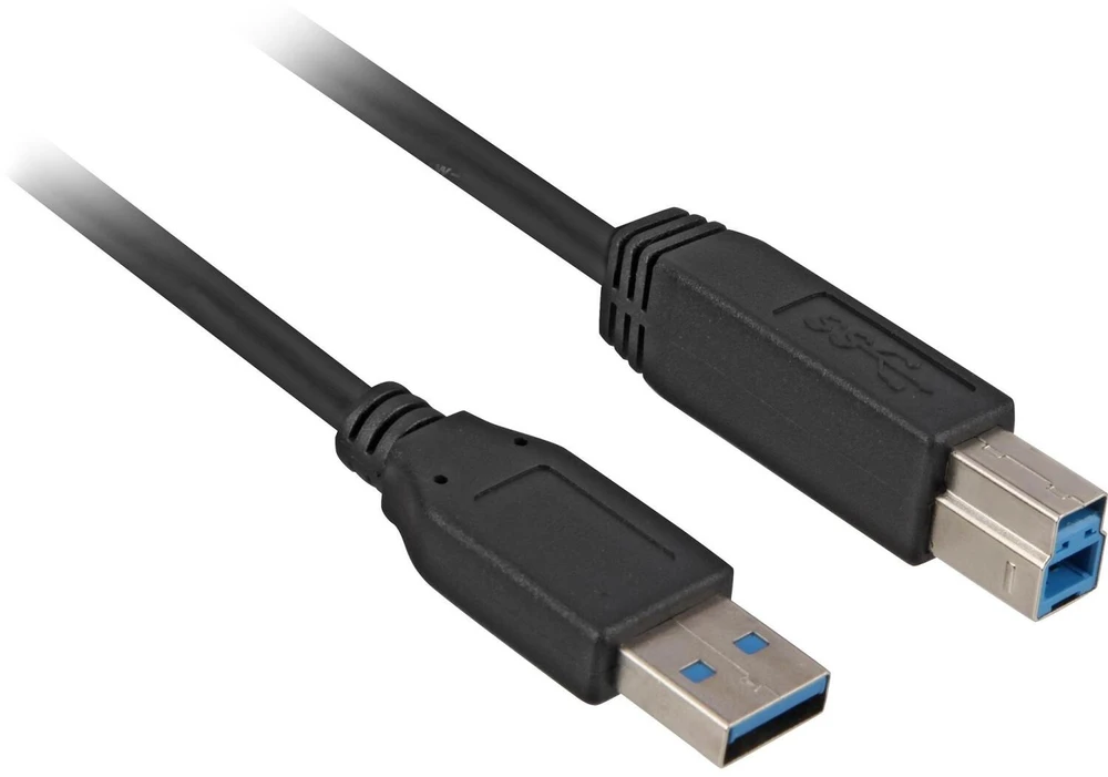 Sharkoon Cable USB 3.0 A-B juodas 3,0m