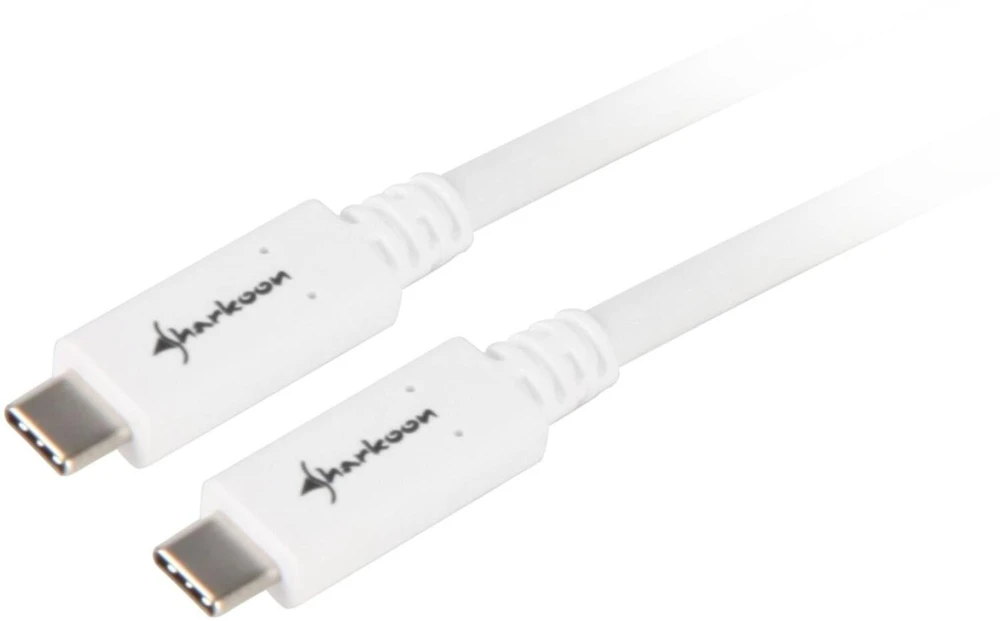 Sharkoon USB 3.1 C-C wh 0,5m – skaitmeninis
