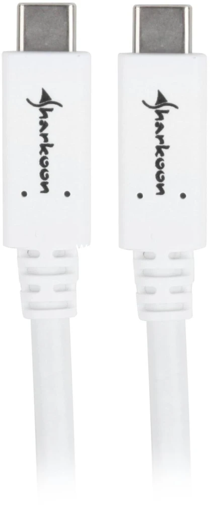 Sharkoon USB 3.1 C-C wh 0,5m – skaitmeninis