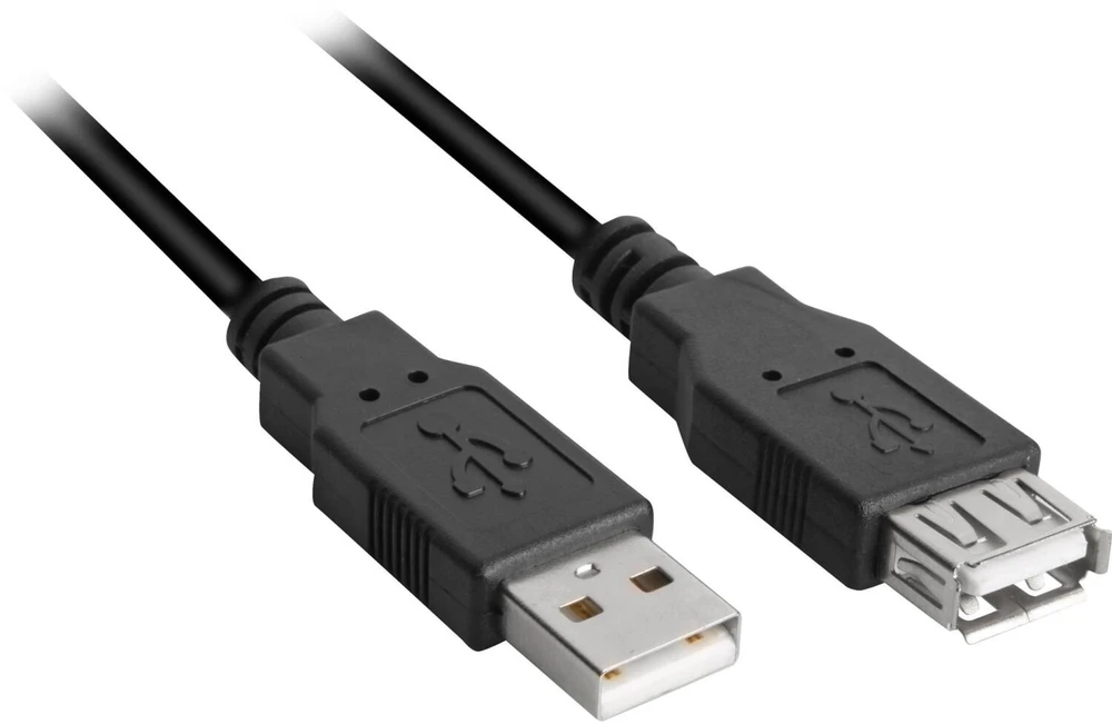 „Sharkoon USB 2.0“ ilginimo kabelis BK M