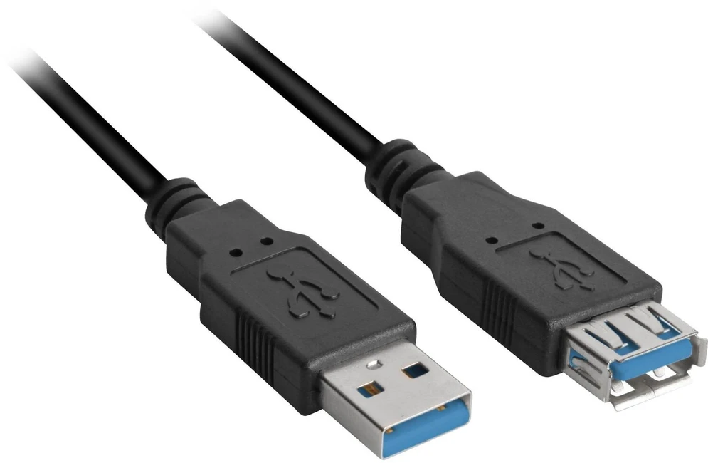 Sharkoon Kabelis USB 3.0 Verlängerung 3,0m juodas