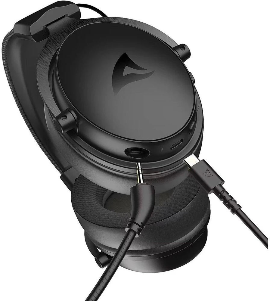 Sharkoon Skiller SGH40W, Gaming-Ausinės - juodas, USB-A-Dongle, 3,5 mm Klinke