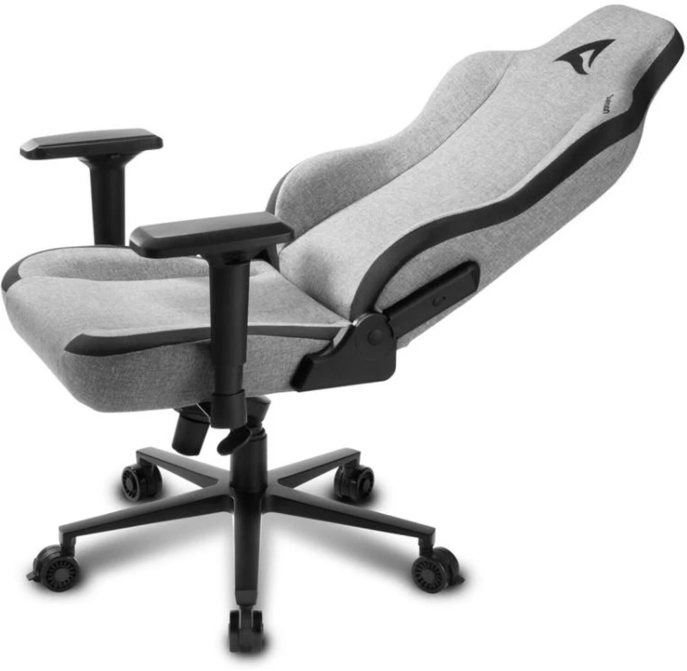 Žaidimų kėdė Sharkoon SGS40 Fabric Skiller Gaming Chair, Juoda-pilka