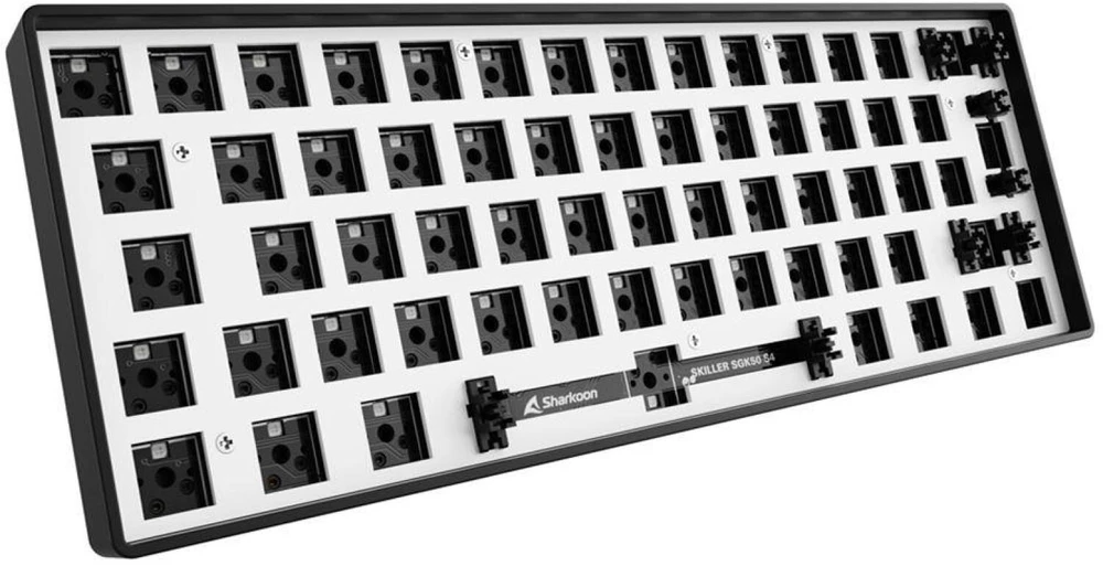 Sharkoon SKILLER SGK50 S4 Barebone, Gaming-klaviatūra - baltas, ISO-išdėstymas