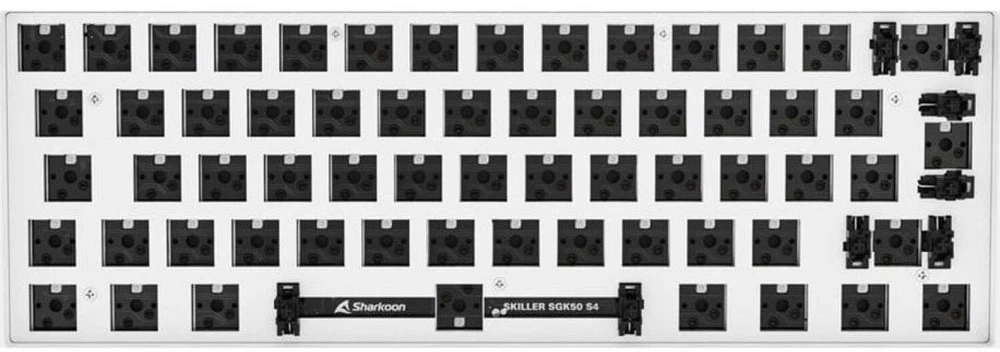 Sharkoon SKILLER SGK50 S4 Barebone, Gaming-klaviatūra - baltas, ISO-išdėstymas
