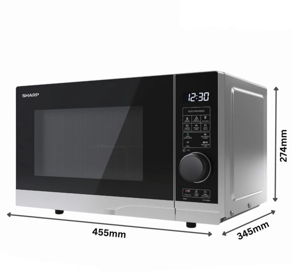 Mikrobangų krosnelė Sharp YC-PG204AE-S
