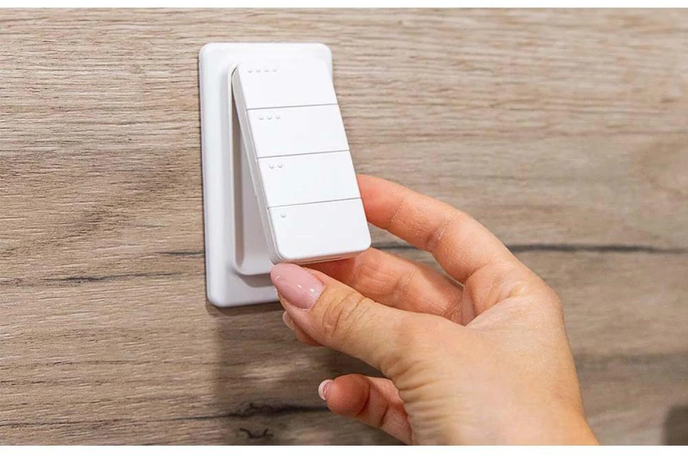 Shelly BLU RC Button 4 ZB – „Bluetooth“, „Zigbee“ nuotolinio valdymo pultas