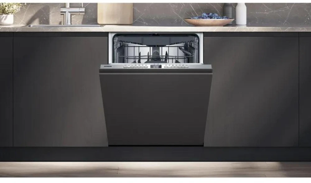 Skalbimo mašina Siemens Indaplovė SN73EX22CE, 14 rinkiniai, 6 programos, 42 dB, A, 9 l, 0.543 kWh, AquaStop, Home Connect, Vario krepšys