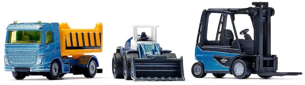 Žaislinis statybinių mašinų rinkinys siku super