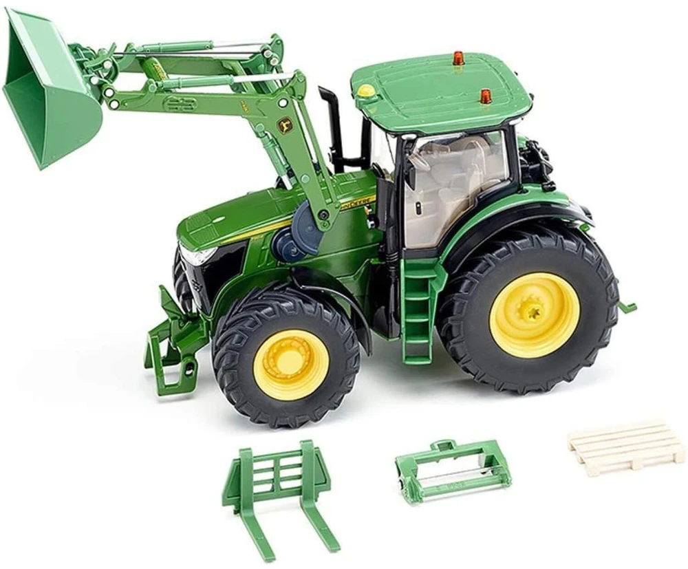 Siku Control32 John Deere 7310R with front loader and Bluetooth app control, RC (žalias)