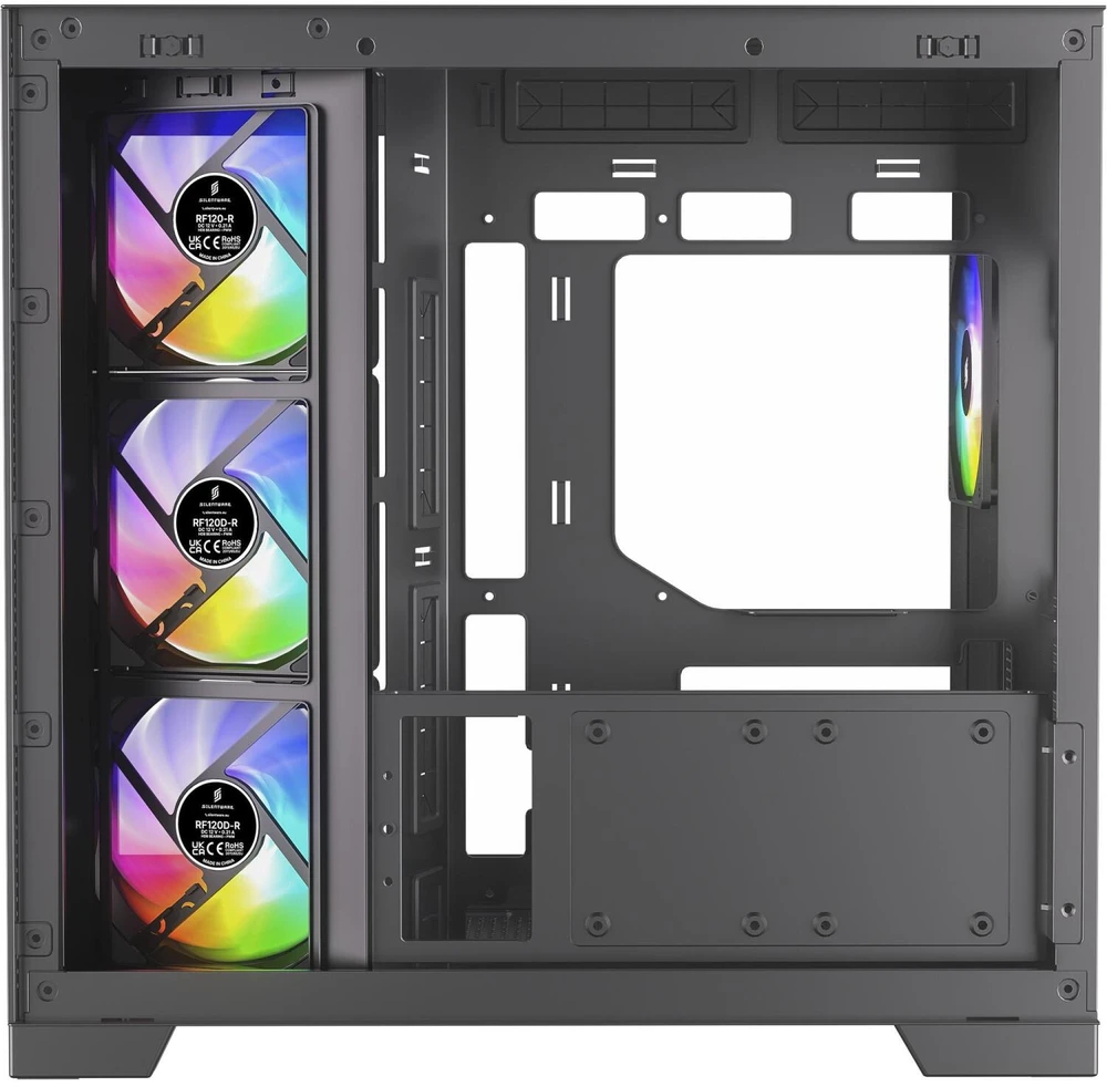 Silentware Vaizdas A-RGB (juodas, grūdintas stiklas x2)
