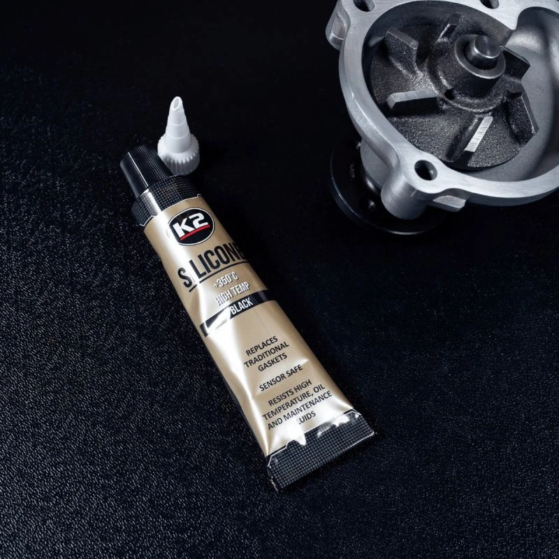 Melle K2 SILIKONAS Juodas 85G