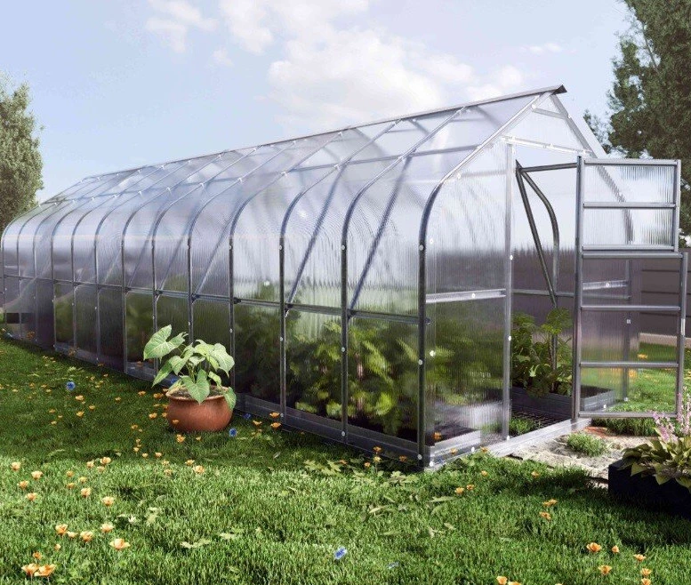 Meistro Kodas Šiltnamis STANDART*KLASIKA 20 m2/6mm. danga(2,5x8m), 4 stoglangiai