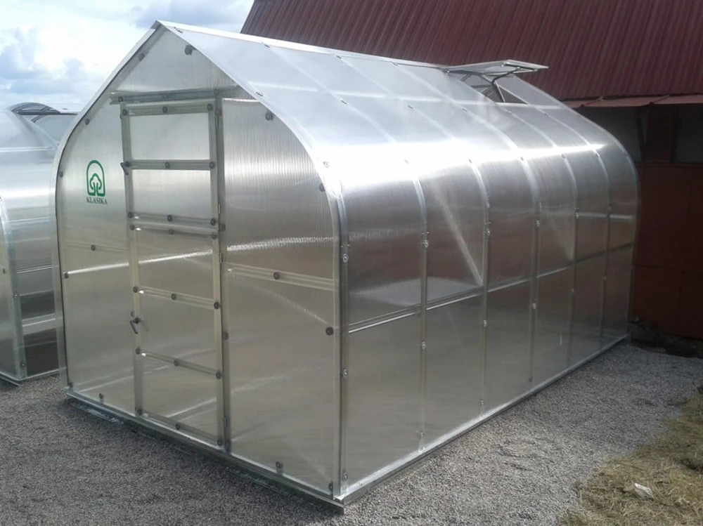 Meistro Kodas Šiltnamis STANDART*KLASIKA 20 m2/4mm. danga(2,5x8m), 4 stoglangiai