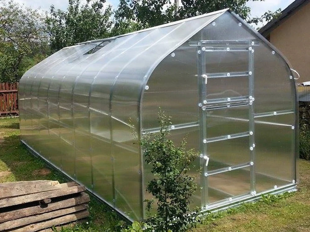 Meistro Kodas Šiltnamis STANDART*KLASIKA 20 m2/4mm. danga(2,5x8m), 4 stoglangiai