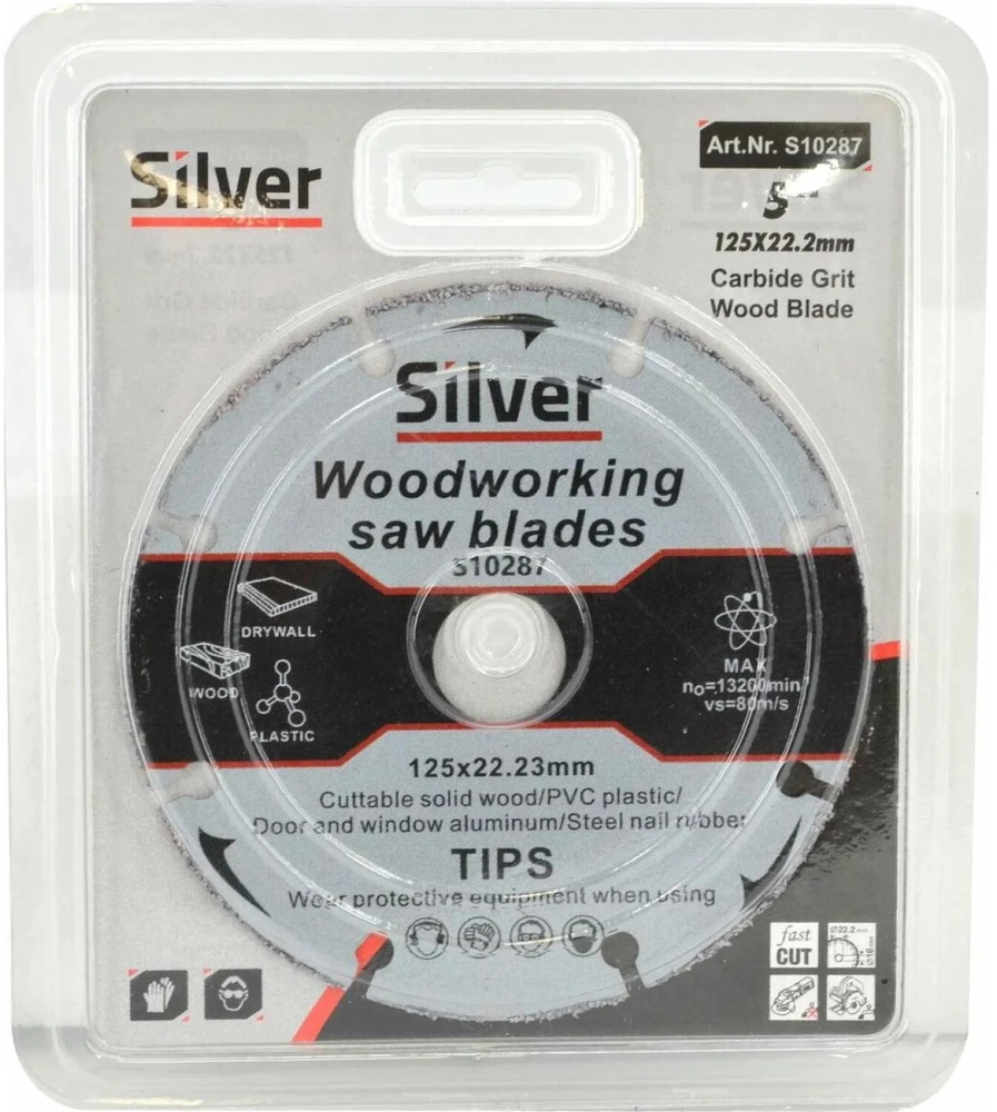 SILVER UNIVERSALUS HAMBURGINIS DISKAS 125 mm
