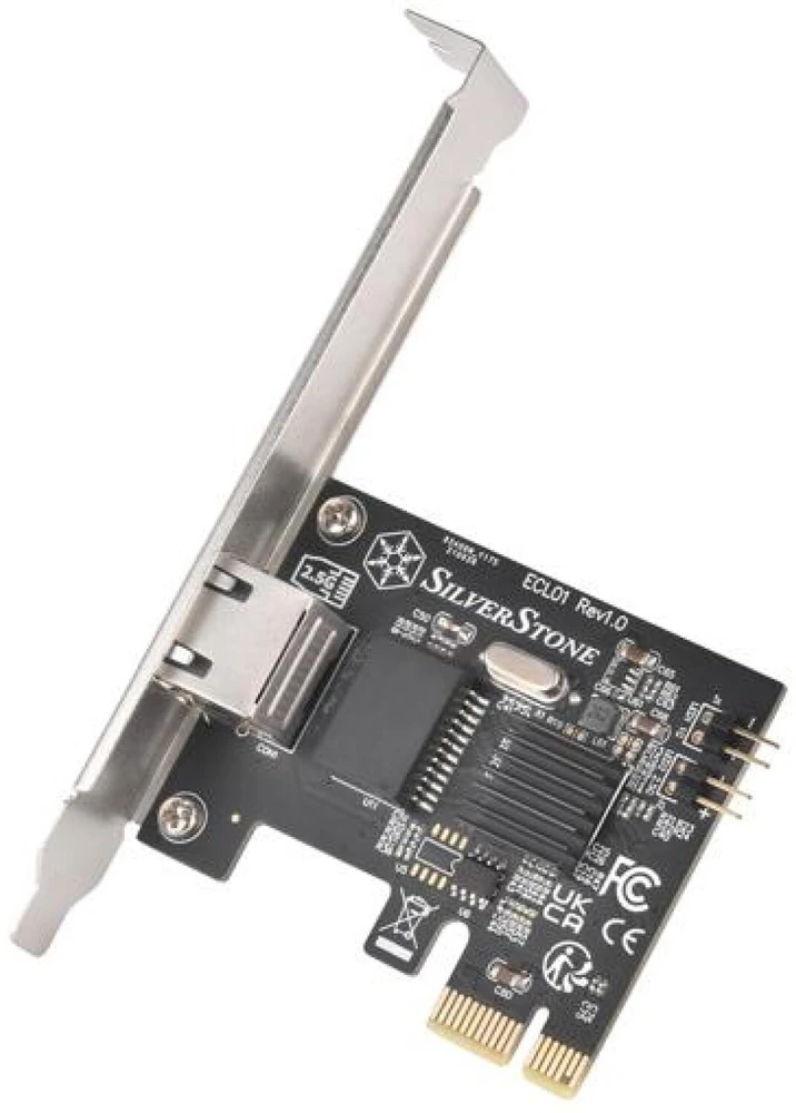 SilverStone ECL01 2.5G karta jungiama į tinklą PCIe