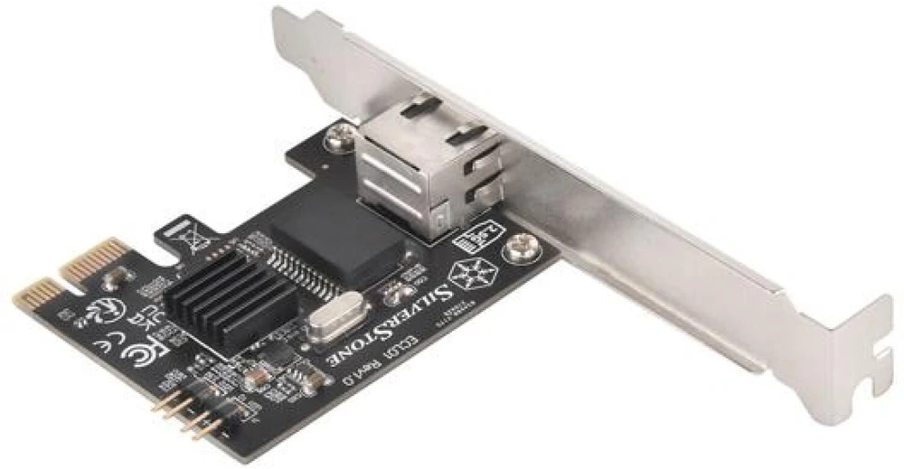 SilverStone ECL01 2.5G karta jungiama į tinklą PCIe