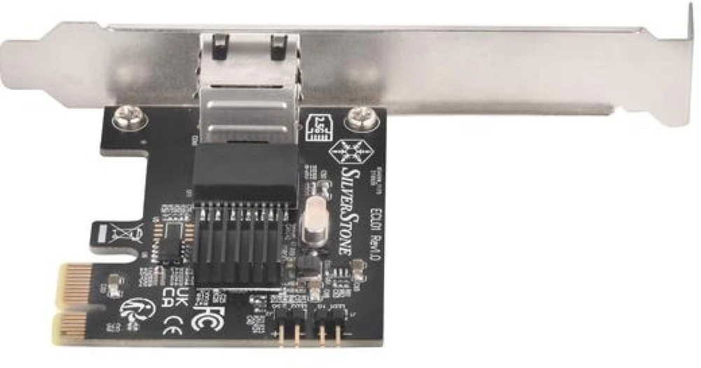 SilverStone ECL01 2.5G karta jungiama į tinklą PCIe