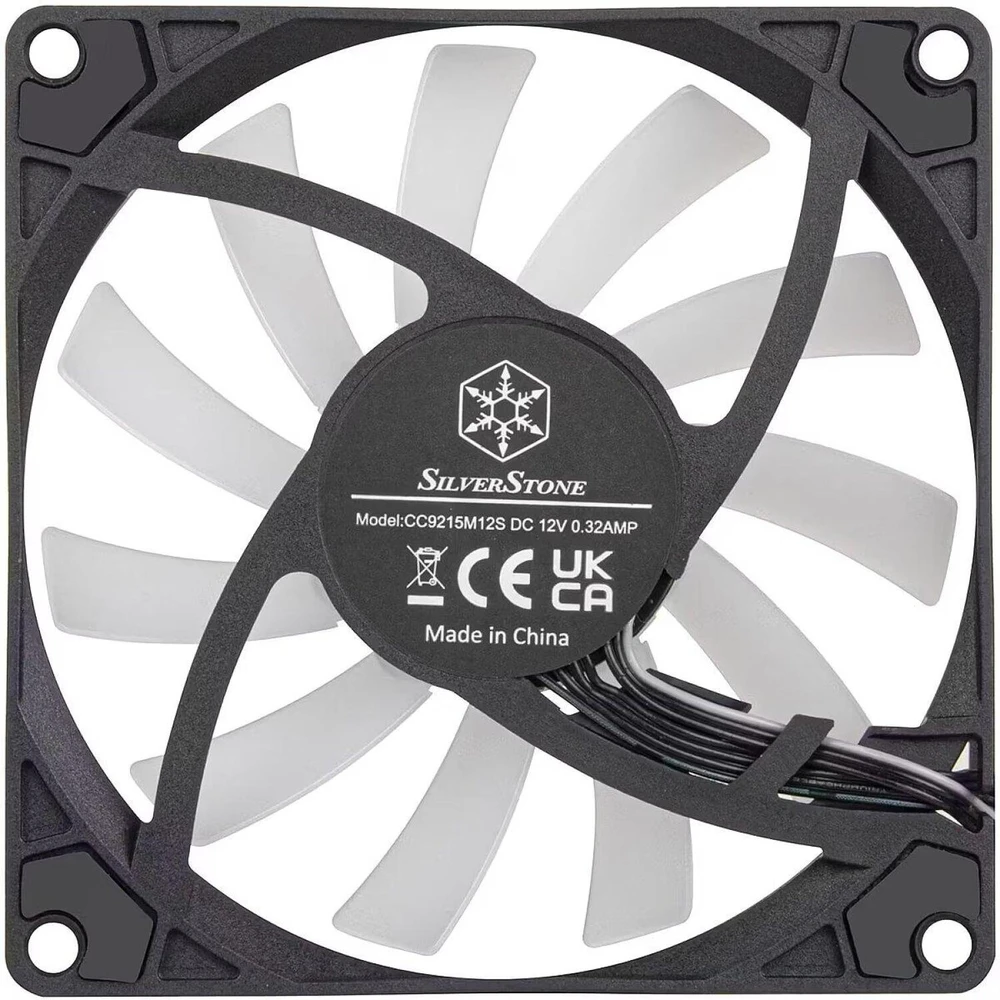 SilverStone Air Slimmer 90 ARGB (juodas)