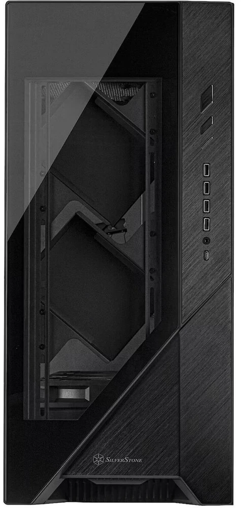 SilverStone ALTA F2, Big-Tower-case - juodas, Tempered Glass