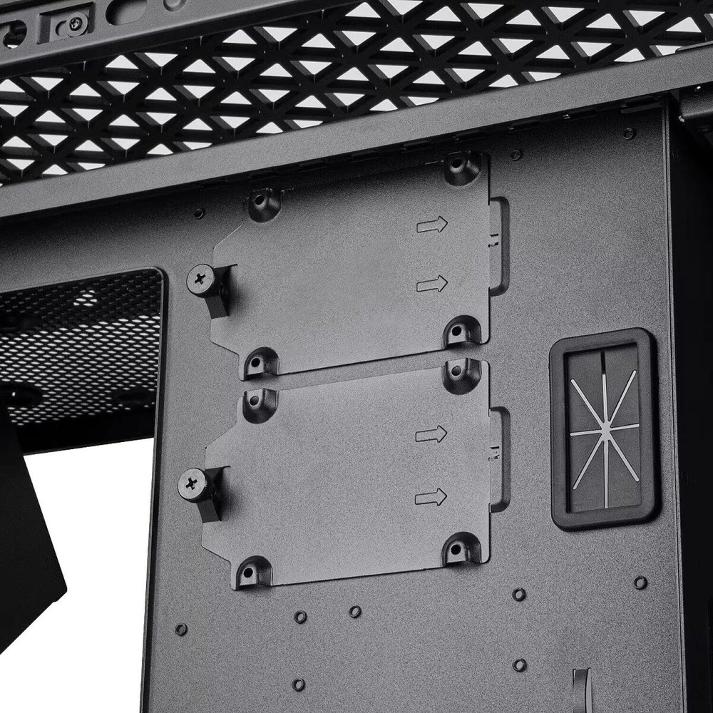 SilverStone ALTA F2, Big-Tower-case - juodas, Tempered Glass
