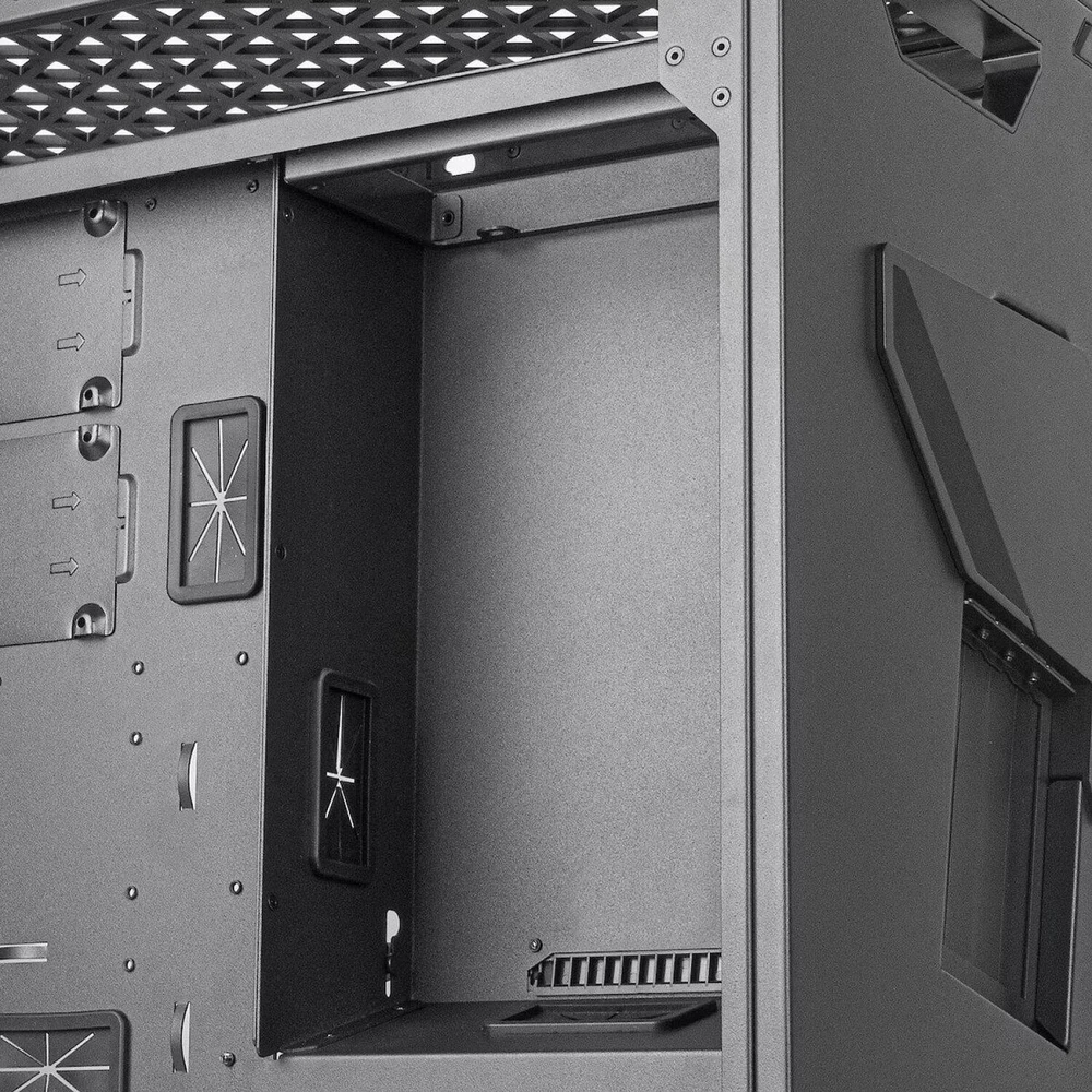 SilverStone ALTA F2, Big-Tower-case - juodas, Tempered Glass