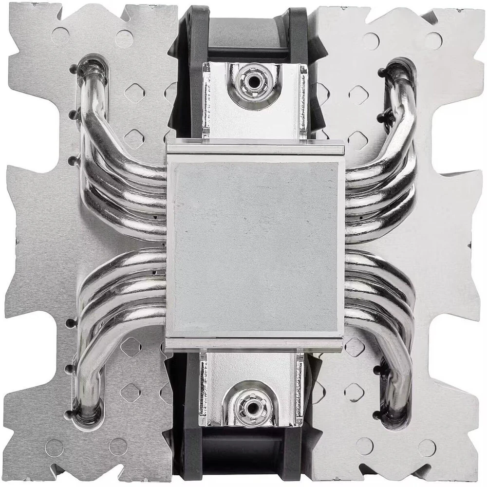 Silverstone Technology aušintuvas SST-XED120S, 120mm, 145mm, 450W, 3000rpm, 500rpm, 44.9dB, 4-pin PWM, LGA4677, LGA4710, SP3, SP5