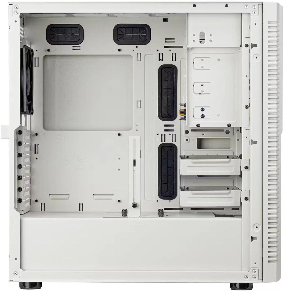 „SilverStone FLP02“, bokšto tipo korpusas – smėlio spalvos