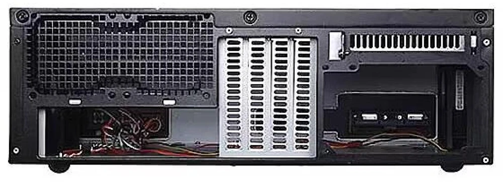 PC korpusas Silverstone SST-GD04B USB 3.0 Grandia HTPC Micro ATX, Juodas
