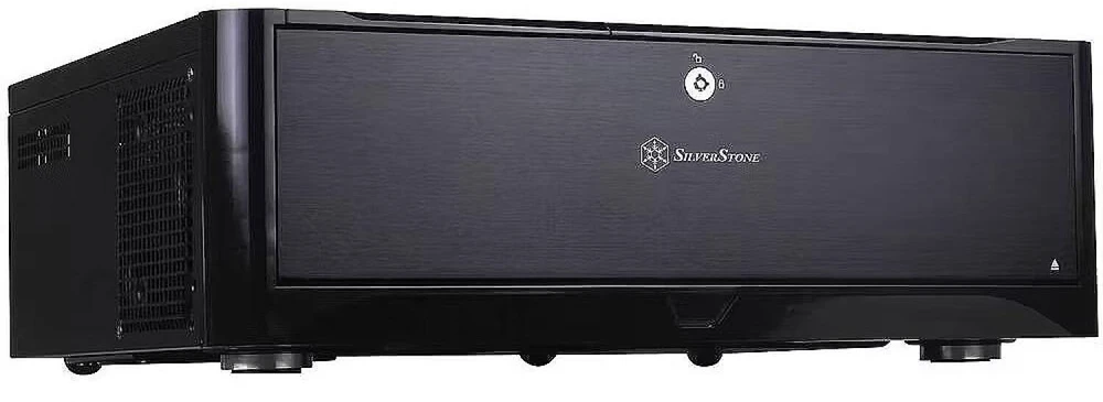 PC korpusas Silverstone SST-GD06B Grandia HTPC Micro ATX, Juodas