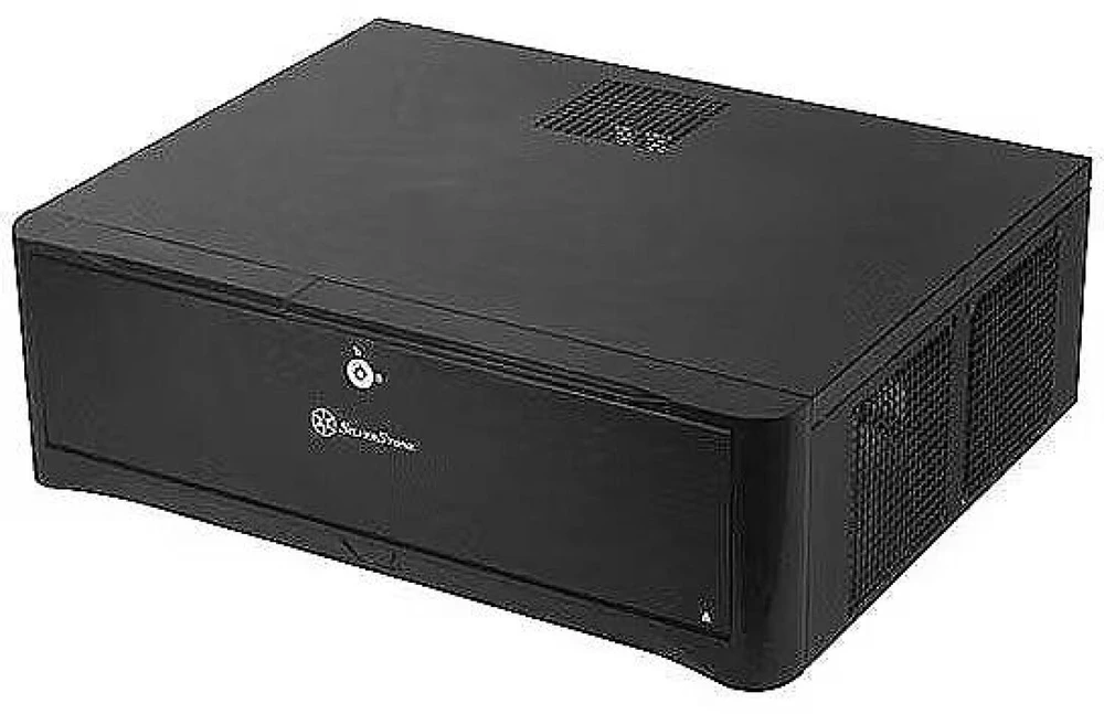PC korpusas Silverstone SST-GD06B Grandia HTPC Micro ATX, Juodas