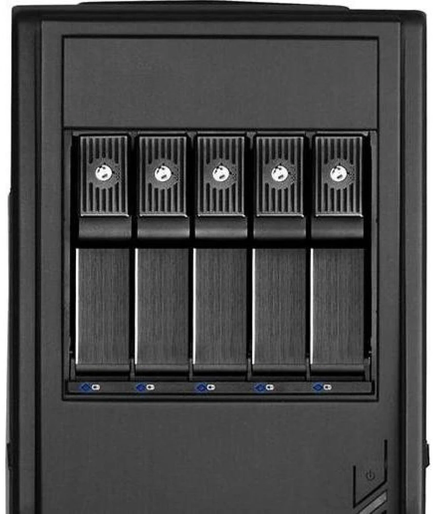 Serverio korpusas SilverStone Silverstone FS305-12G, keičiamas rėmas (juodas)