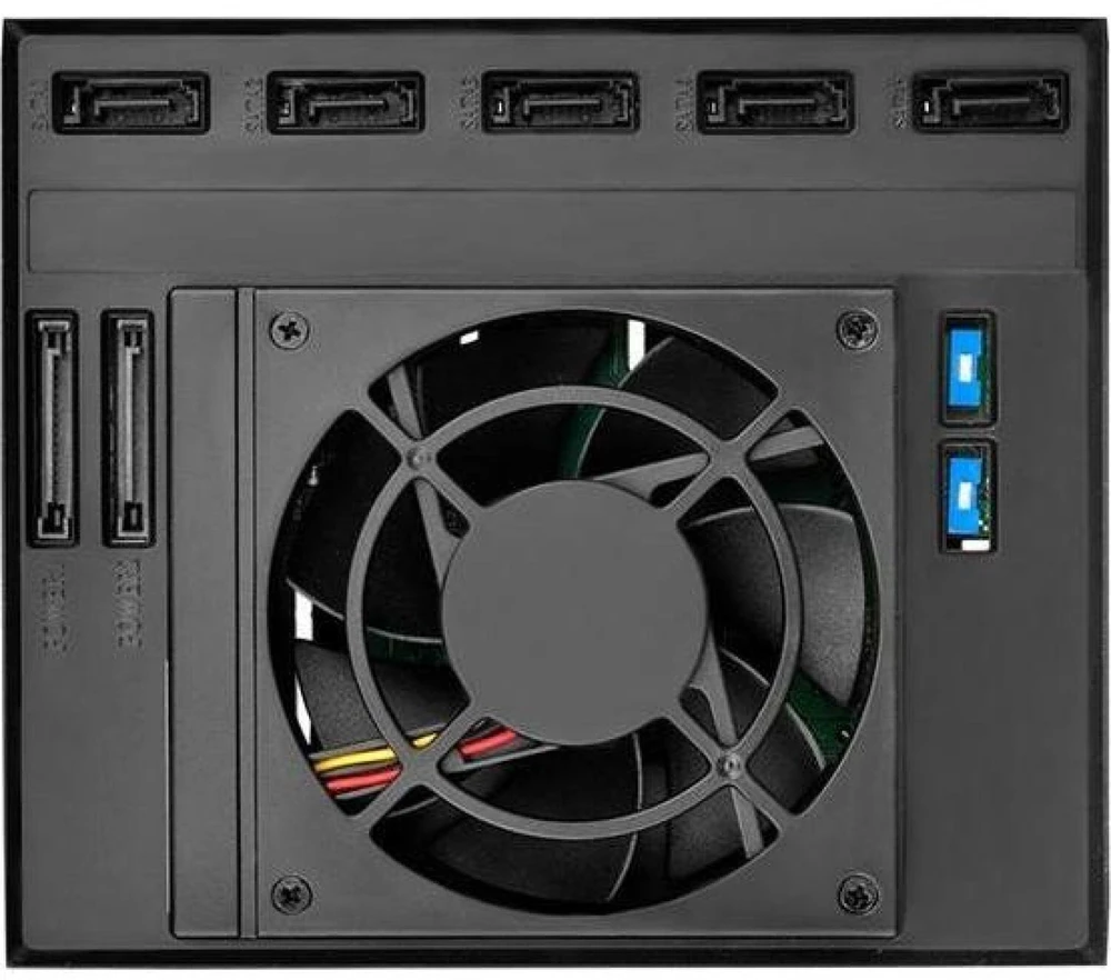 Serverio korpusas SilverStone Silverstone FS305-12G, keičiamas rėmas (juodas)
