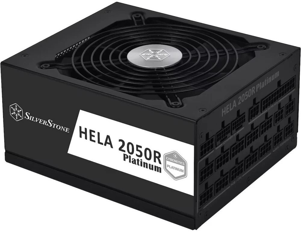 „SilverStone SST-HA2050R-PM“, kompiuterio maitinimo šaltinis - juodas, 2x 12VHPWR, 14x PCIe, kabelių valdymas, 2050 vatų