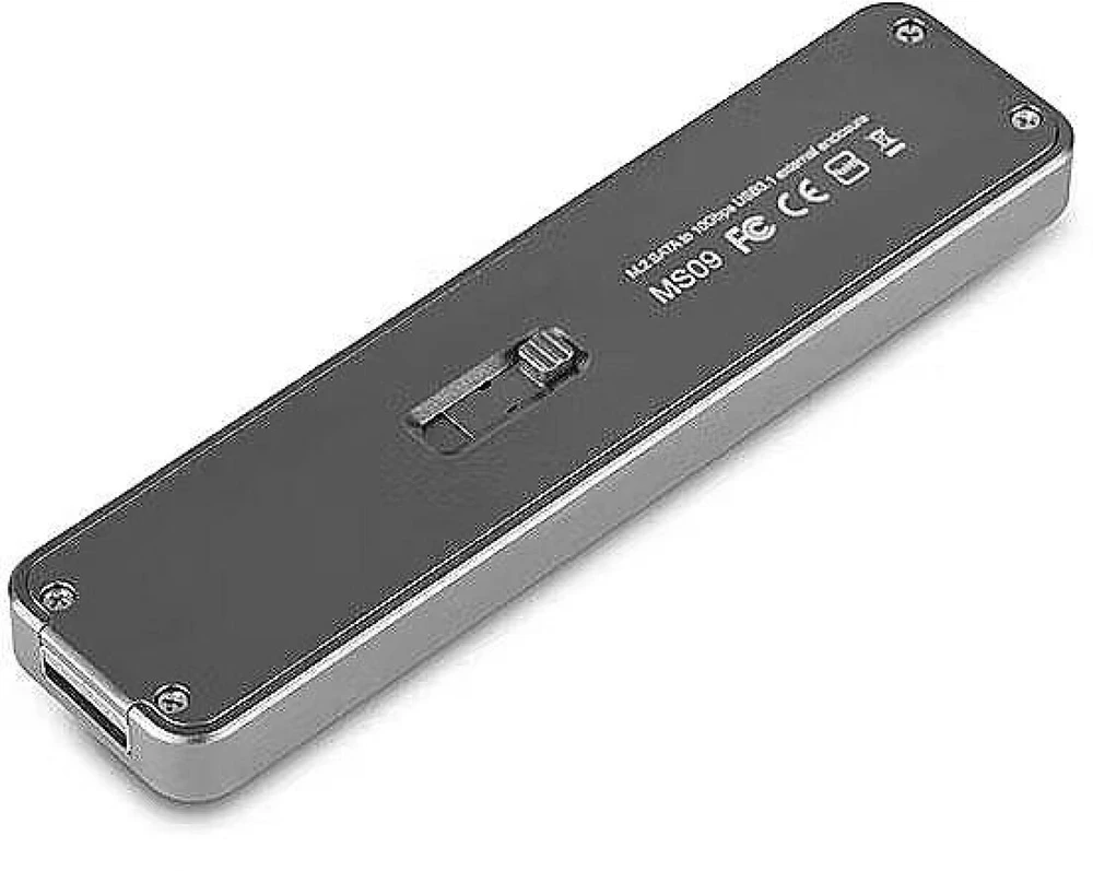Kištukinis SilverStone M.2 SATA raktas B - USB 3.2 Gen 2 MS09 (SST- MS09C)