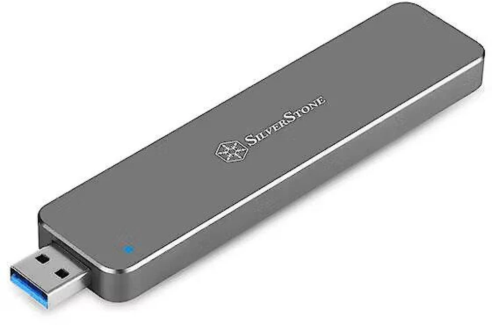 Kištukinis SilverStone M.2 SATA raktas B - USB 3.2 Gen 2 MS09 (SST- MS09C)