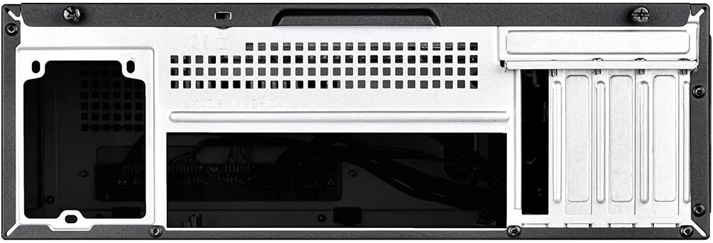 „SilverStone SST–ML11B Milo Slim HTPC Micro–ATX“ korpusas – juoda