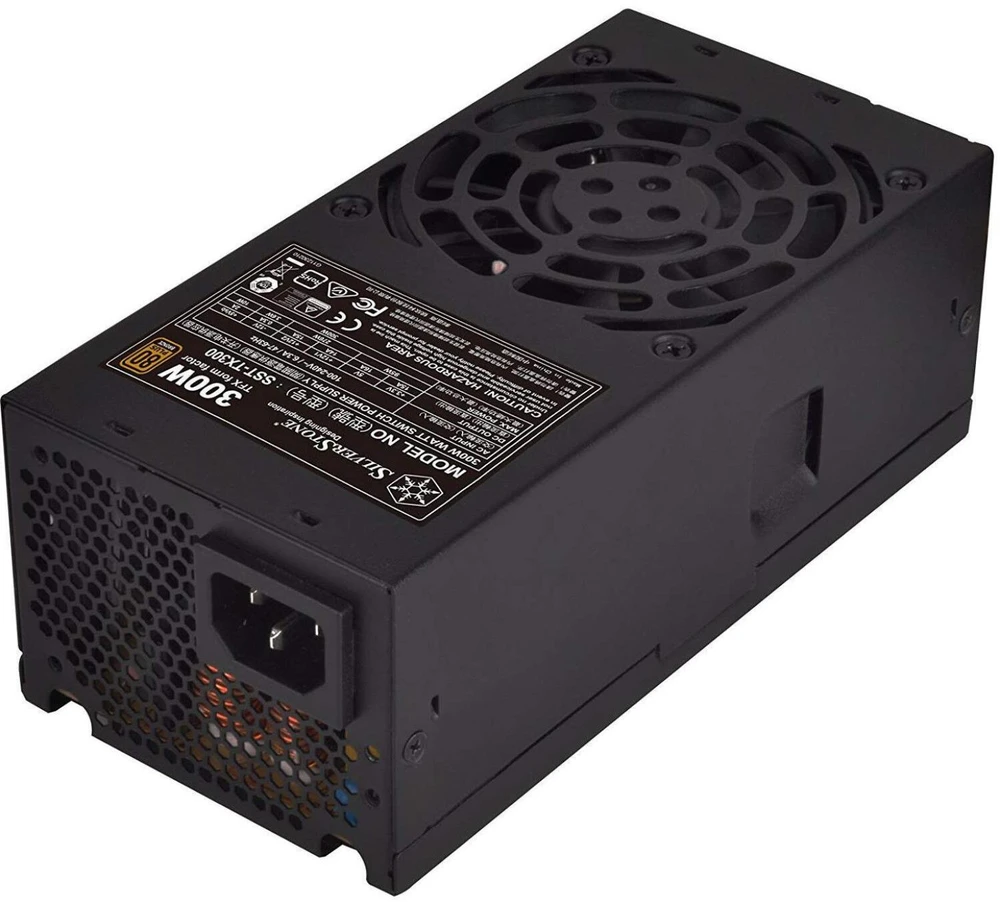 SilverStone SST-TX300, kompiuterio maitinimo šaltinis - juodas, 1x PCIe, 300 vatų