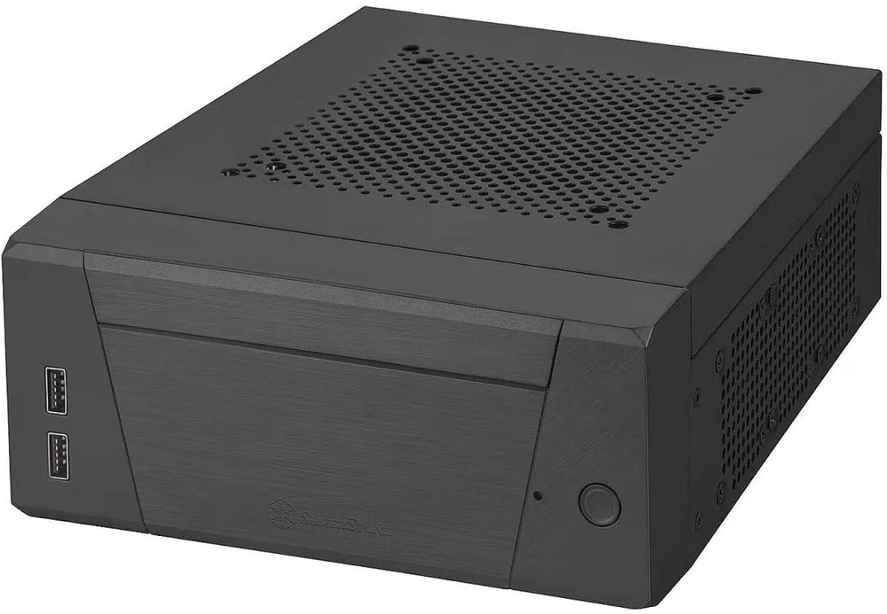 SilverStone Milo 10 Mini-PC-case, Mini-ITX - juodas