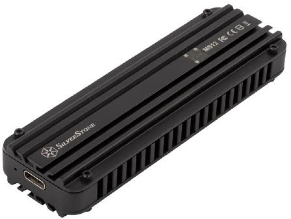 „SilverStone M.2 PCIe NVMe“ – USB-C 3.2 Gen 2x2 MS12 (ST-MS12)