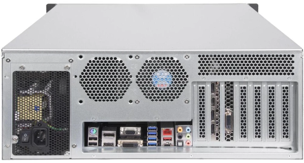 Rackmount SilverStone SST–RM41–H08 – 4U stovo montuojamas serveris