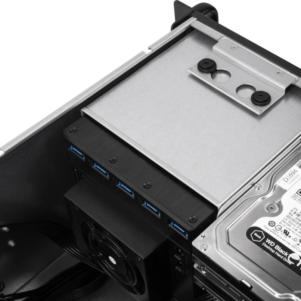 Rackmount SilverStone SST–RM41–H08 – 4U stovo montuojamas serveris