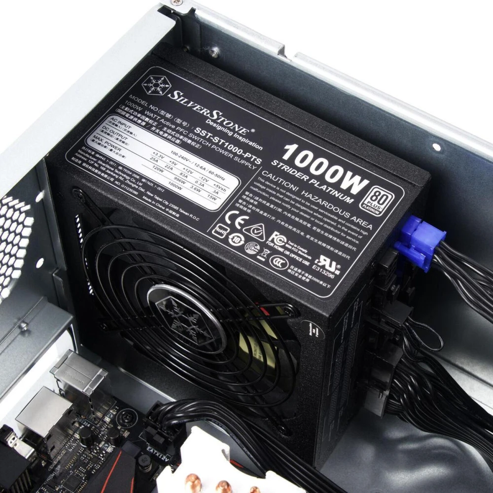 Rackmount SilverStone SST–RM41–H08 – 4U stovo montuojamas serveris