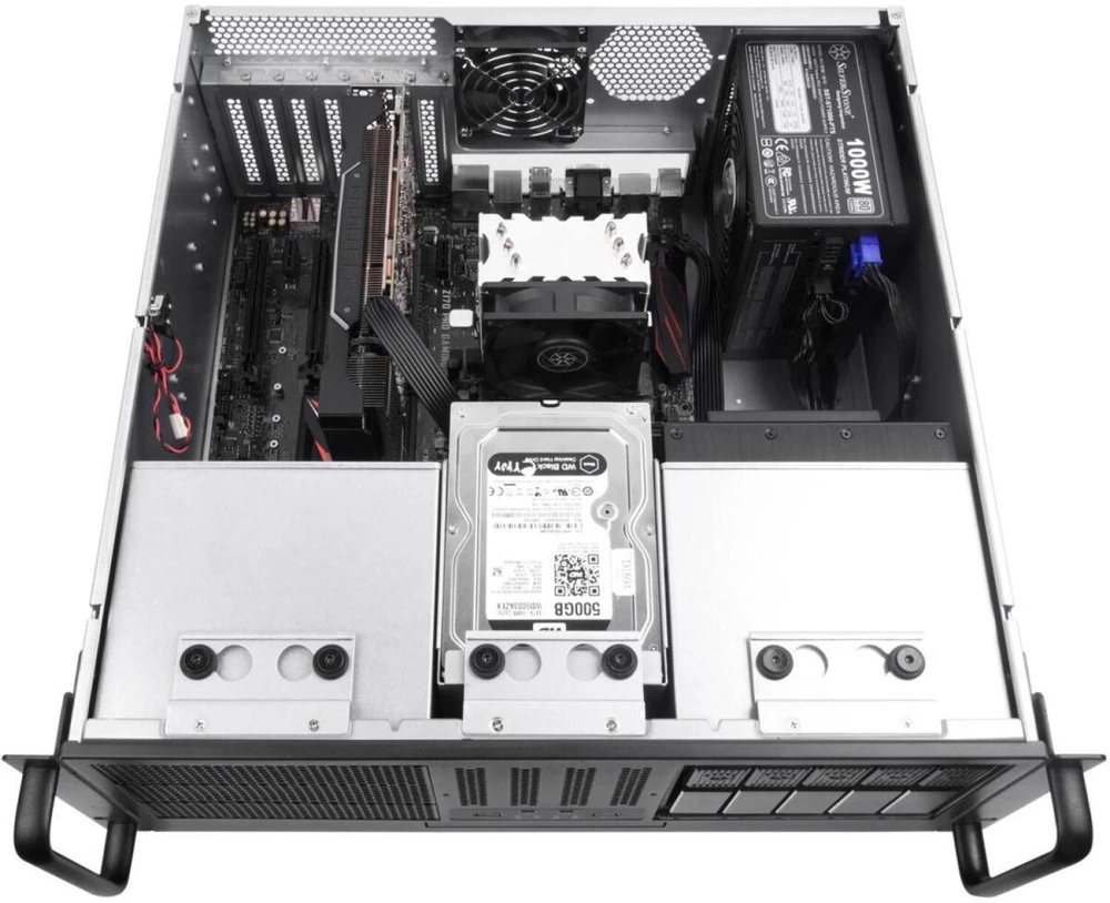Rackmount SilverStone SST–RM41–H08 – 4U stovo montuojamas serveris