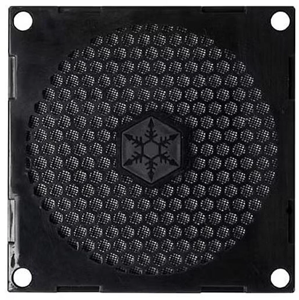 SilverStone ventiliatoriaus grotelės ir filtro komplektas SST-FF81B Juodas, 80 x 80 x 3,0 mm